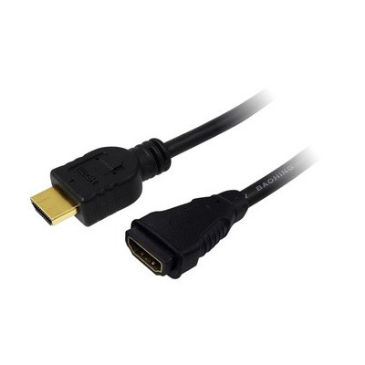 Rallonge HDMI 1.4 mâle femelle contacts dorés – 0m25