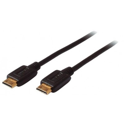 Cordon HDMI 1.4 mini HDMI mâle type C mini HDMI  mâle type C contacts dorés – 1m00