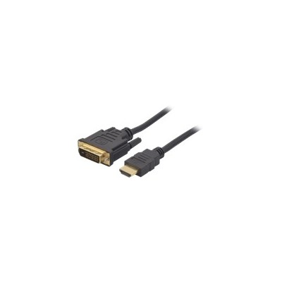Cordon HDMI 1.4 mâle  DVI-D mâle – 1m00