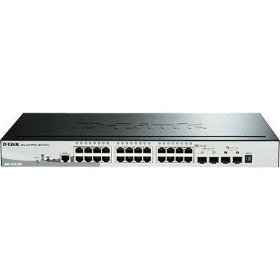 Switch D-Link 24 ports Gigabit PoE at 193W + 4 SFP