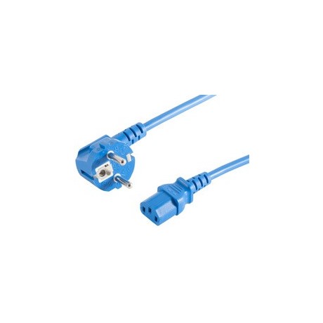 Cordon D'alimentation Angle Droit Euro Schuko Vers IEC C19 - 6 Pieds, 16A 250V, 3 Broches, Pour UPS/PDU