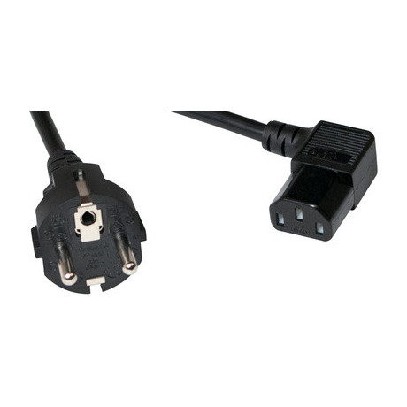 Cablu Alimentare PC 2m Schuko 90 Grade La IEC320-C13 90 Grade Goobay
