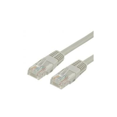 Cordon réseau U/UTP  catégorie 5E économique PVC gris - 2m00