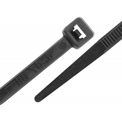 Serre-câbles nylon 2.5 mm x 100 mm noir par 100 pièces