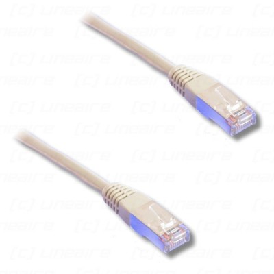 Cordon réseau F/UTP  catégorie 5E PVC gris - 1m50