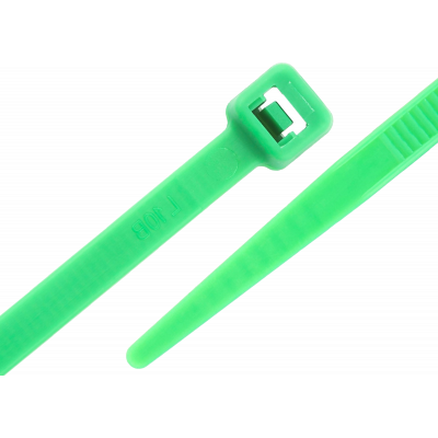 Serre-câbles nylon 2.5 mm x 100 mm vert par 100 pièces